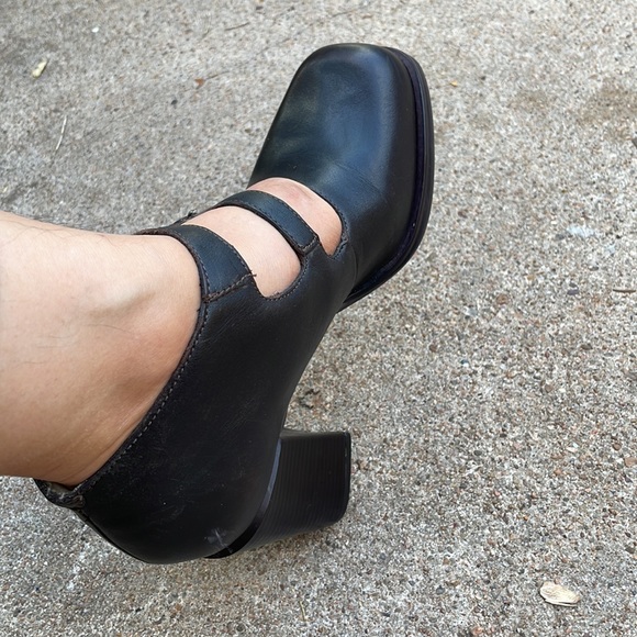 MIA vintage block heel. Dark brown - Picture 7 of 9